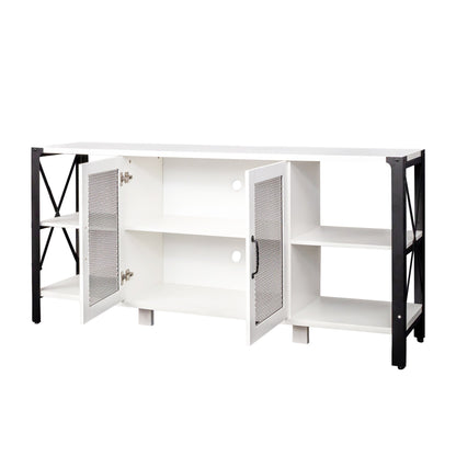 Industrial TV Stand for Living Room and Bedroom