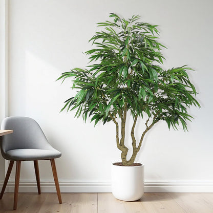 7FT Artificial Willow Tree Indoor Faux Greenery Plant