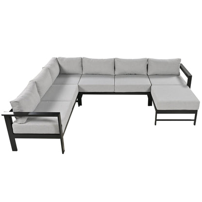 U_Style U-Shaped Outdoor Sectional Sofa Set