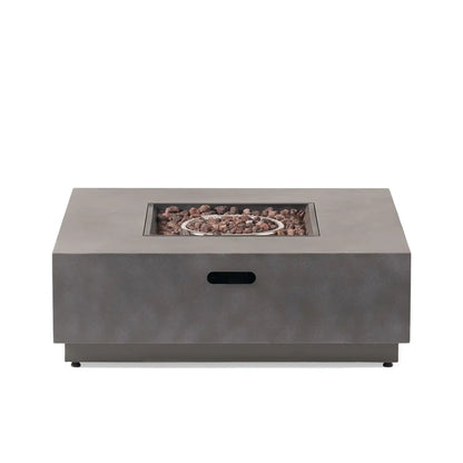 Modern Square Fire Pit With 50,000 BTU