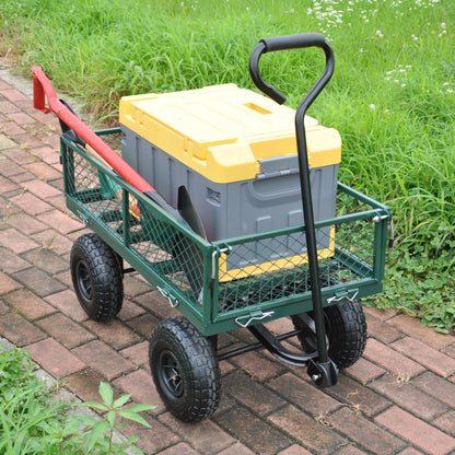 Wagon Cart Garden Cart Trucks in Green