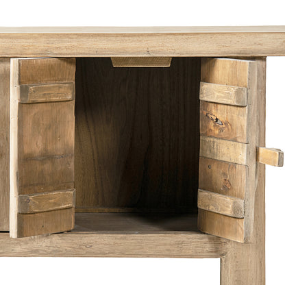 Rowan 60' Solid Reclaimed Pine Sideboard with Lower Shelf Heritage Light Natural Brown
