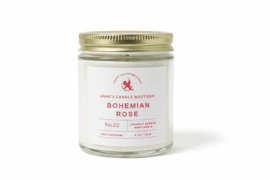 Bohemian Rose Candle