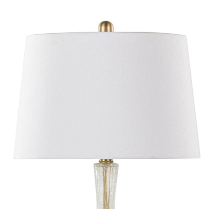 Jenny 27' Contemporary Glass Table Lamp Set of 2