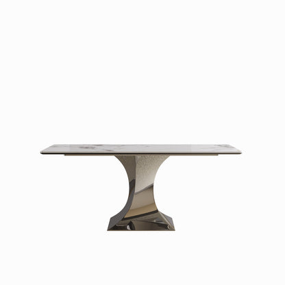 Modern Rectangular Dining Table For 6 With Chairs