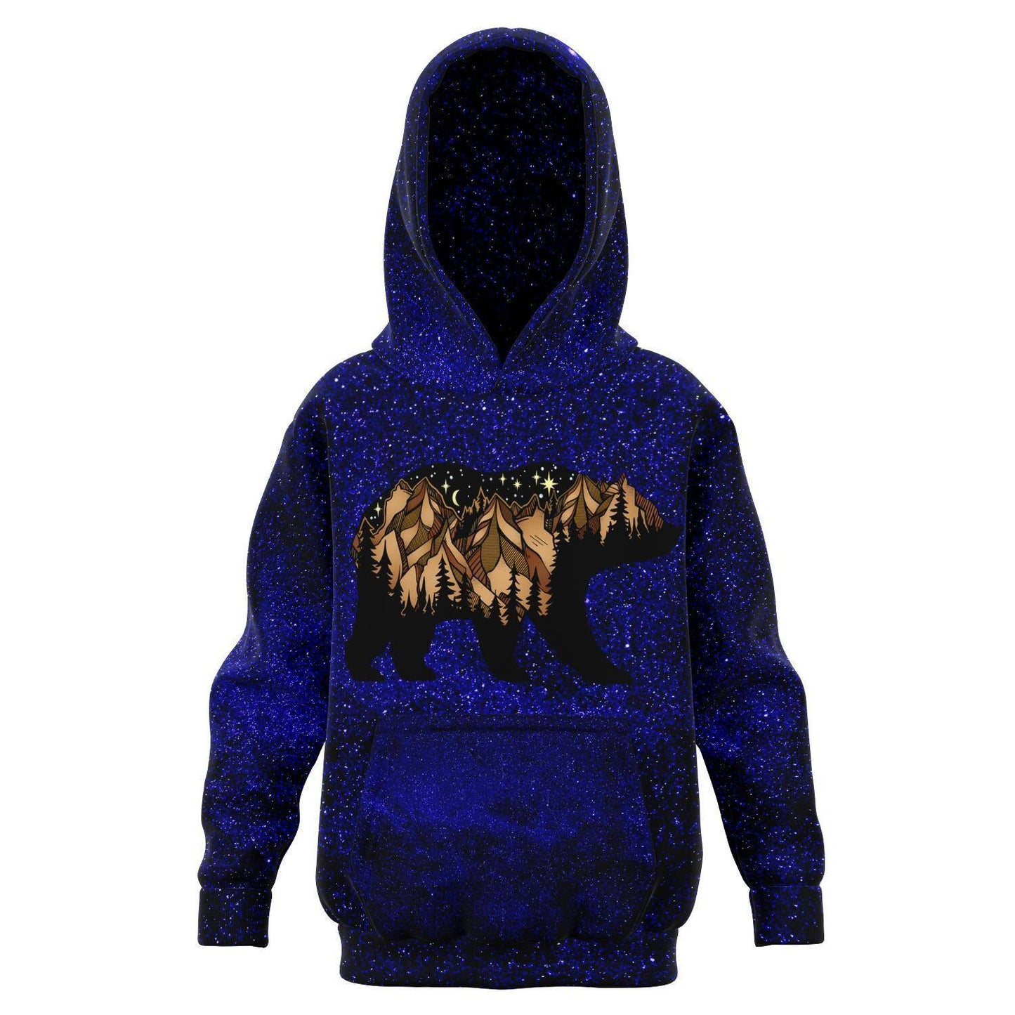 SIERRA BEAR Lake Tahoe GALAXY PREMIUM KIDS HOODIE