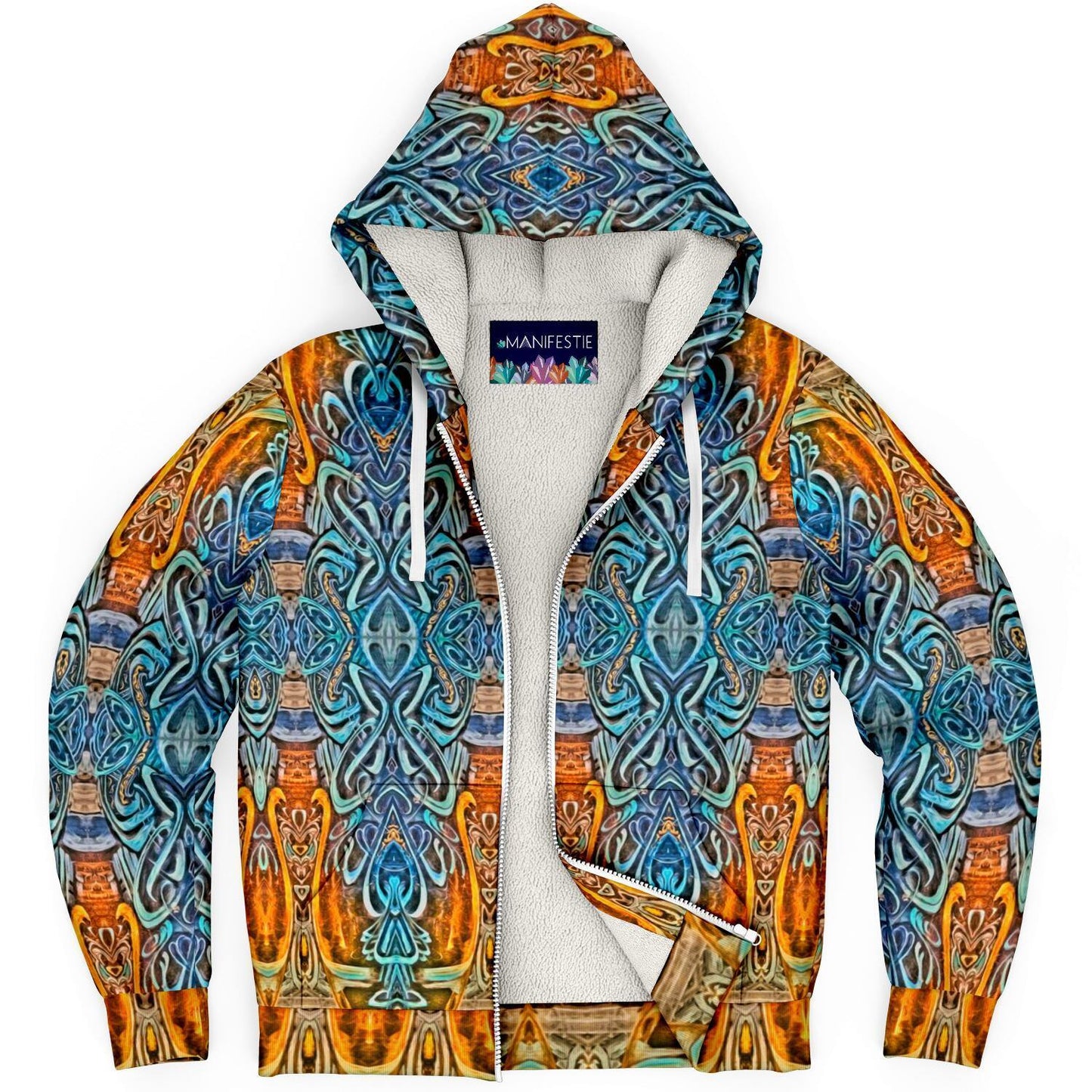 Nightspell Premium Sherpa Lined Zip Hoodie