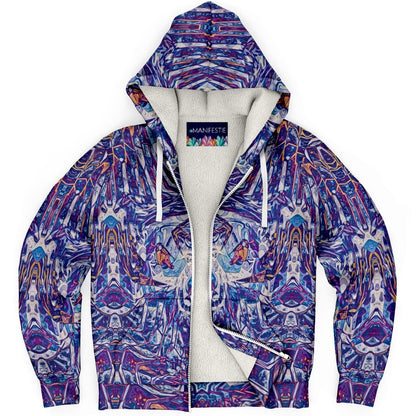 Spider Queen Premium Sherpa Lined Zip Hoodie