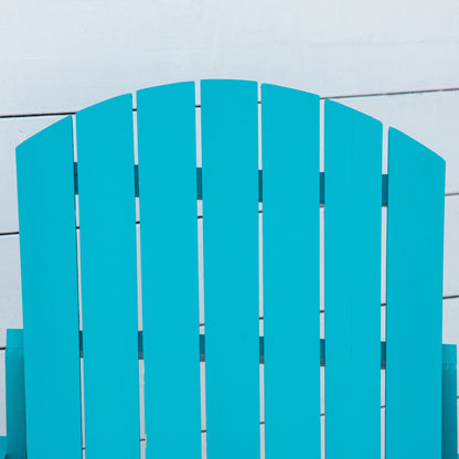 Classic Wood Adirondack Chair with Cupholder