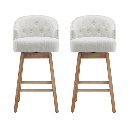 360 Degree Rotation Swivel Counter Stools (Set of 2)