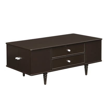Modern Rectangle Coffee Table with Four Drawers