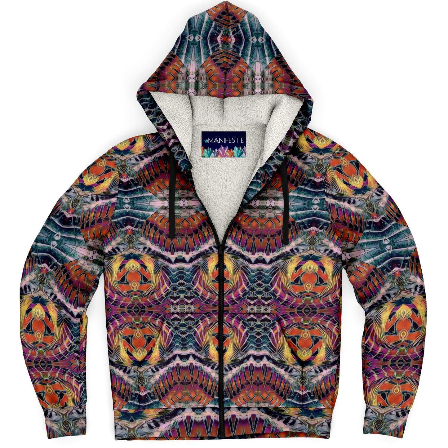 Kinich Ahau Premium Sherpa Lined Zip Hoodie