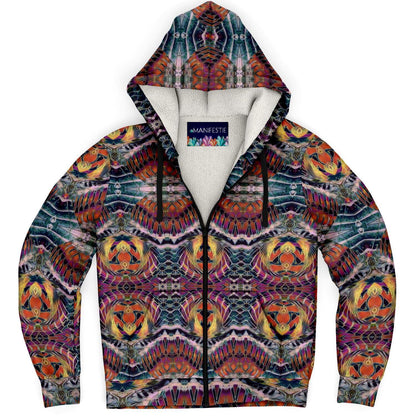 Kinich Ahau Premium Sherpa Lined Zip Hoodie