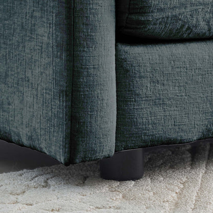 Comfy Deep Single Seat Sofa Upholstered Reading Armchair