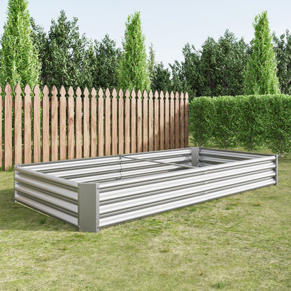 Raised Garden Bed Kit - Metal 7.6x3.7x0.98 ft