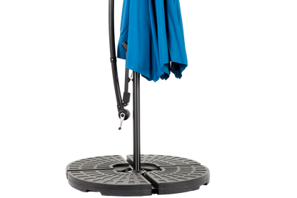 10ft Offset Hanging Market Patio Umbrella with Easy Tilt Adjustment