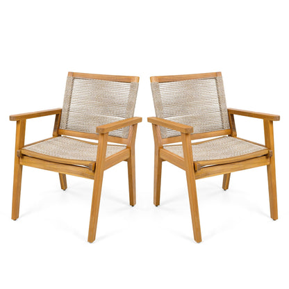 Outdoor Rope Dining Chair (Set of 2)