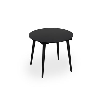 Modern Outdoor Chat Set: 2 Rattan Chairs with Side Table