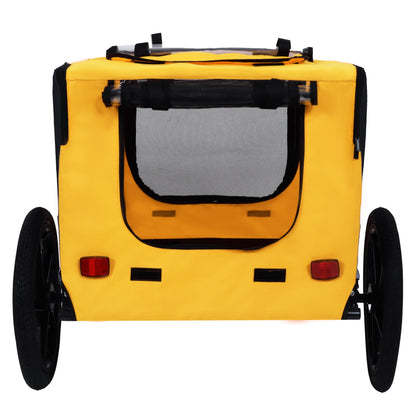 Pet Bike Trailer Dog Cart for Medium Dogs up to 66 lbs