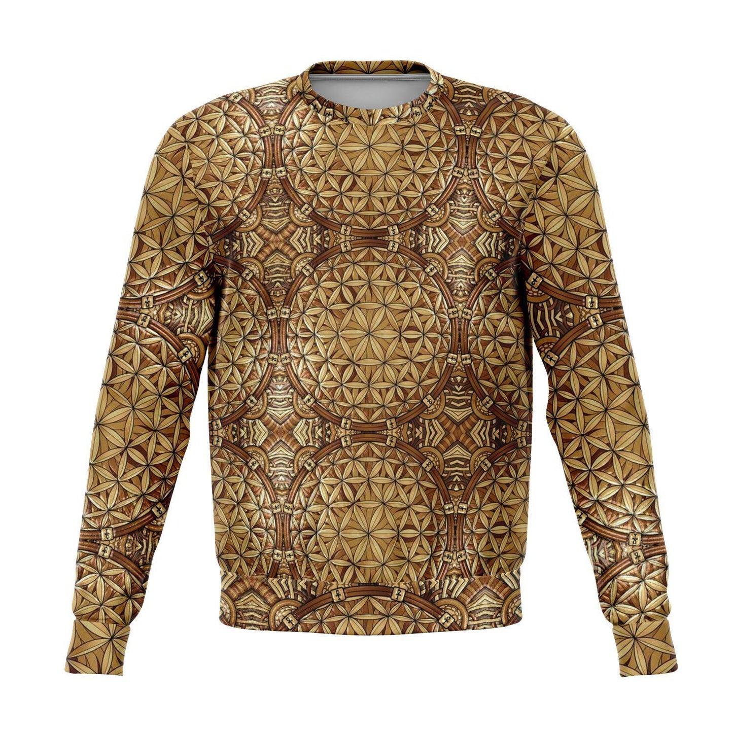GOLD FLOWER OF LIFE unisex PREMIUM SWEATSHIRT