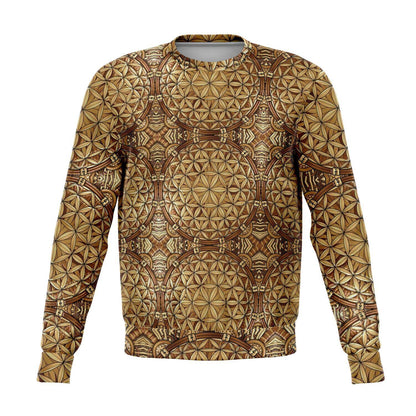 GOLD FLOWER OF LIFE unisex PREMIUM SWEATSHIRT