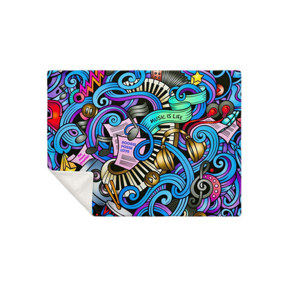 Boogie Posse Premium Microfleece Blanket