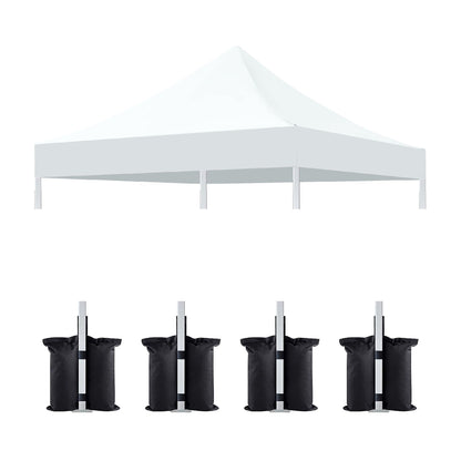 Canopy Replacement Top with 4 Pack W8 Bags (Frame Not Included)