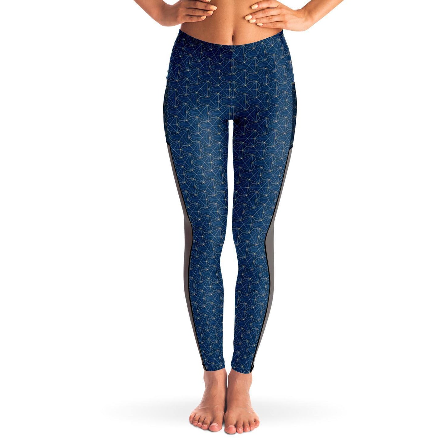 TOPAZ SACRED CONNECTIONS PREMIUM MESH POCKET YOGA LEGGINGS