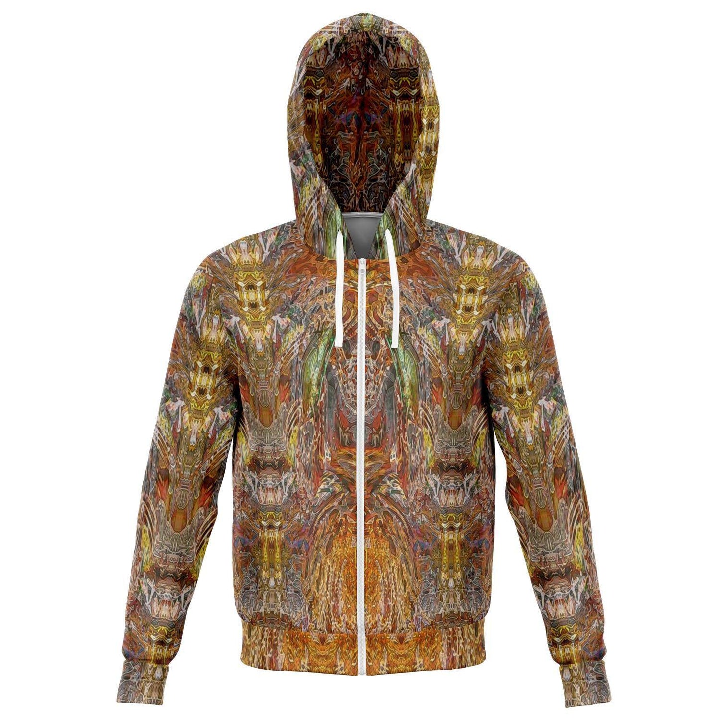 GOLDEN AMBER PREMIUM ZIP UP HOODIE