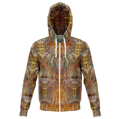 GOLDEN AMBER PREMIUM ZIP UP HOODIE
