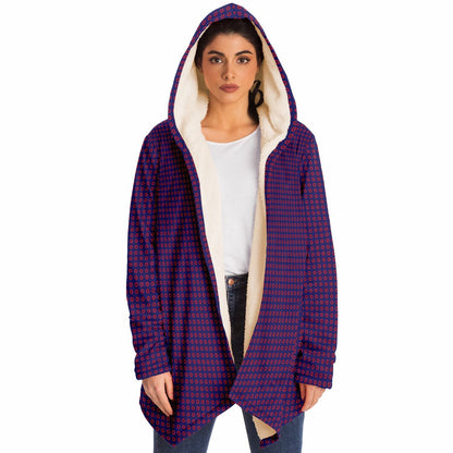 Fishman Phish Donuts Cuddle Cloak | Unisex Minky Sherpa Hooded Coat | Women and Mens Festival Coat | Mountain Fashion