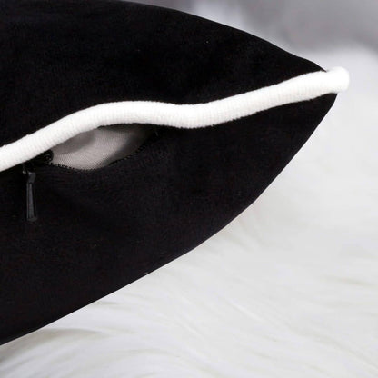 Halloween Boo Ghost Velvet Throw Pillow