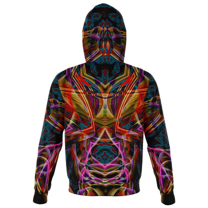 MIDNIGHT GAZE PREMIUM ZIP UP HOODIE