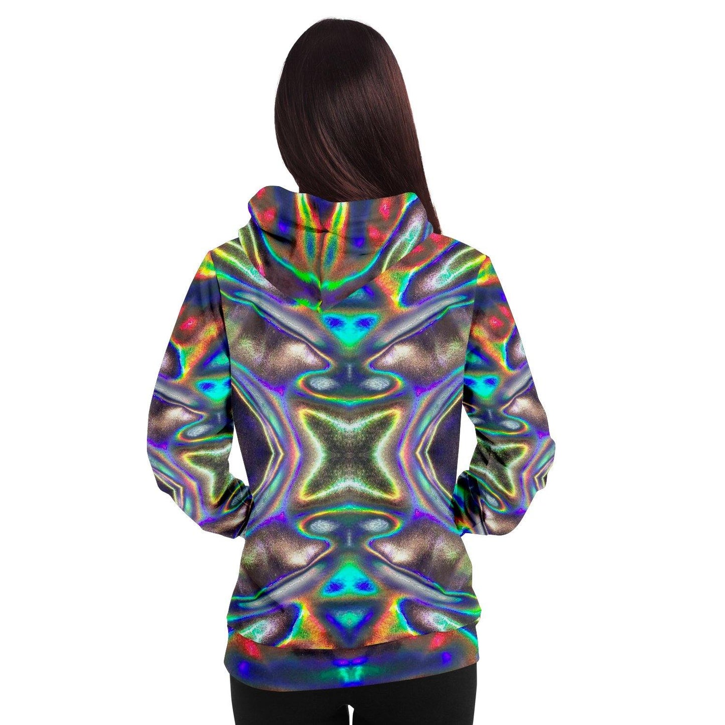 Holographic Print Premium Pullover Hoodie