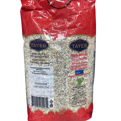 TAYEB Moroccan Tchicha Fine Barley Semolina 2.2 lb (1kg) – Premium Semoule d’Orge for Soups & Cooking