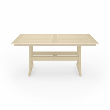 SoPoly 72" Savannah Farmhouse Dining Table