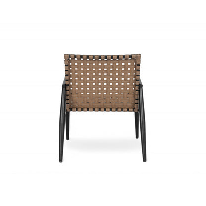 Modern Outdoor Chat Set: 2 Rattan Chairs with Side Table