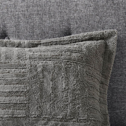 King/Cal King Faux Fur Down Alternative Comforter Mini Set