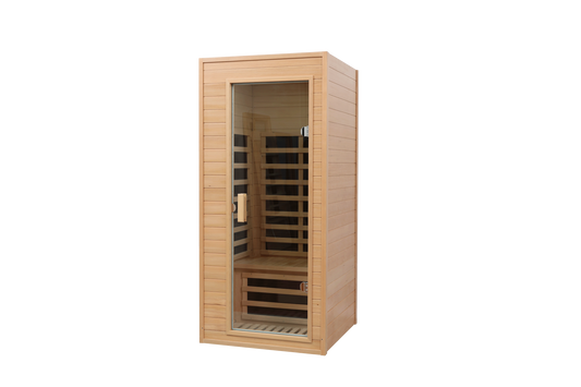 Hemlock One-person far infrared roof embedded indoor sauna room (Left & Right)