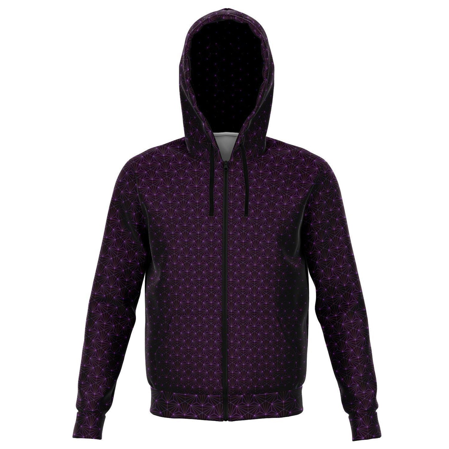 AMETHYST SACRED CONNECTIONS PREMIUM ZIP UP HOODIE