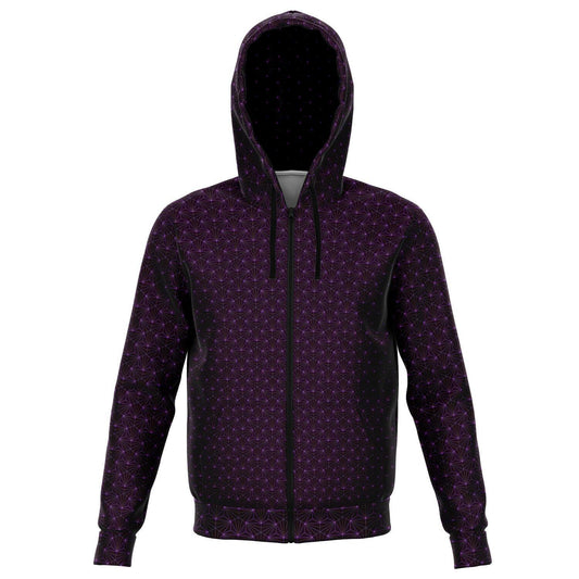 AMETHYST SACRED CONNECTIONS PREMIUM ZIP UP HOODIE