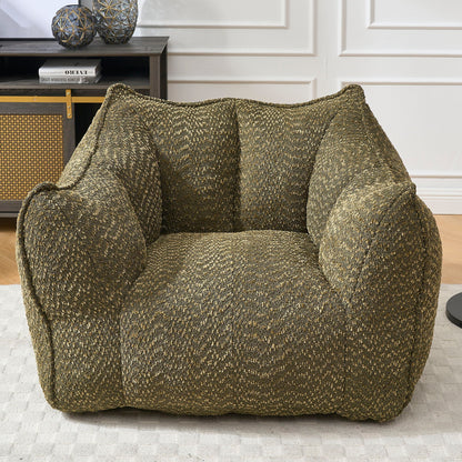 Comfortable Chenille Sofa Chairs With Highly Resilient Foam