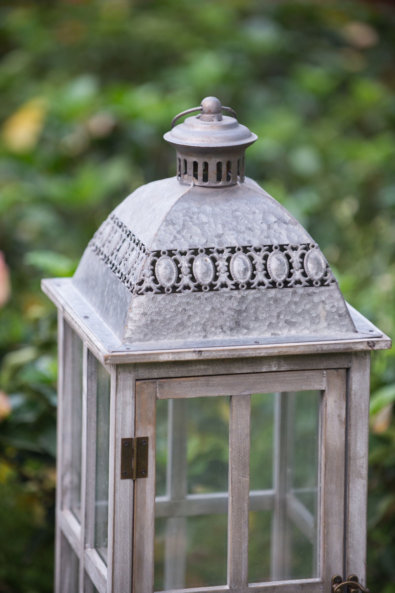 Wooden Candle Lantern Decorative Set for Indoor and Outdoor Use