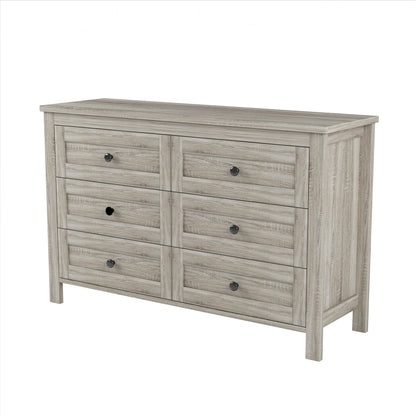 3-Pieces Bedroom Set Queen Size Farmhouse Platform Bed with Storage Headboard and Charging Station