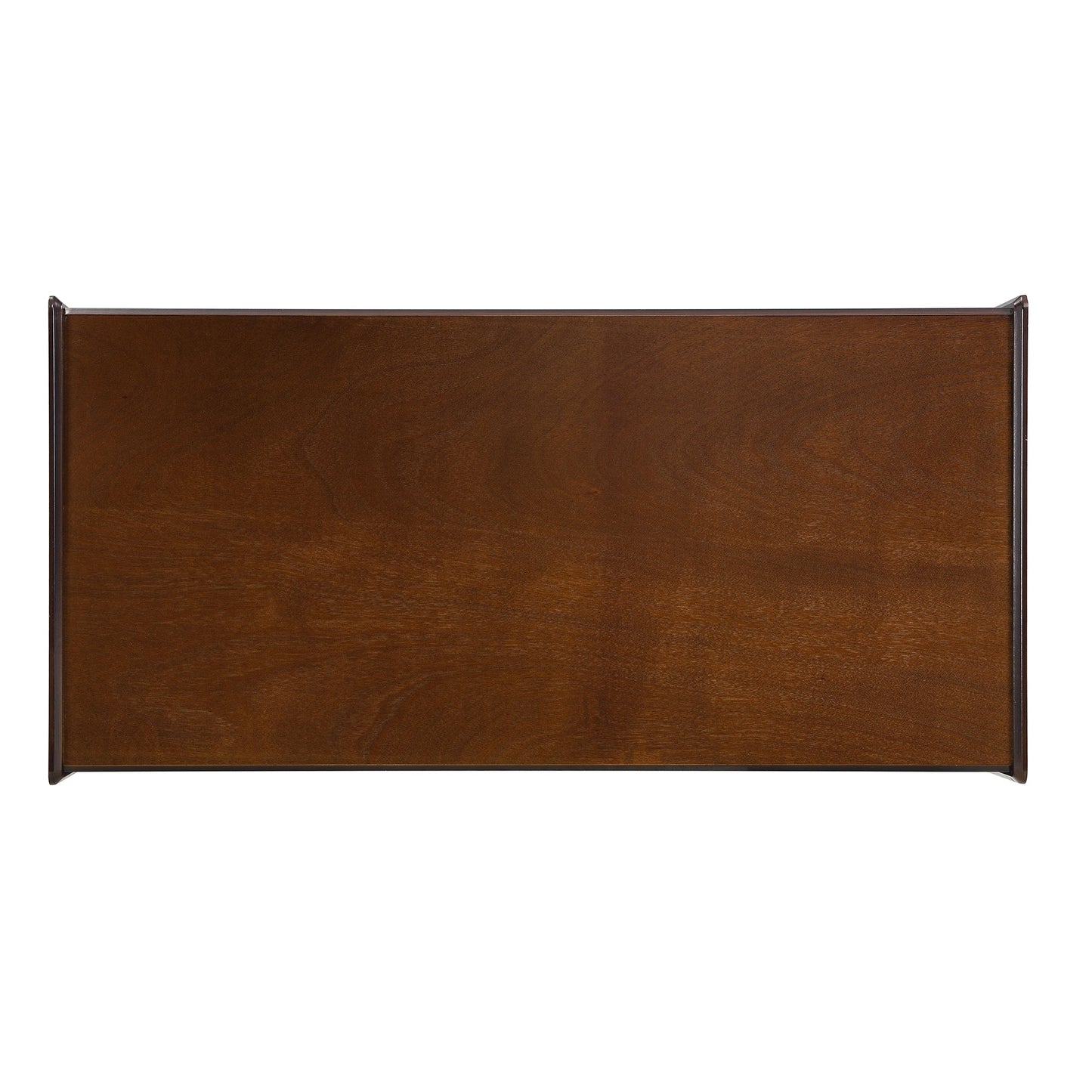 Modern Rectangle Coffee Table with 4 Drawers and 2 Display Shelves