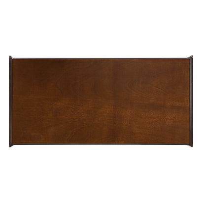 Modern Rectangle Coffee Table with 4 Drawers and 2 Display Shelves