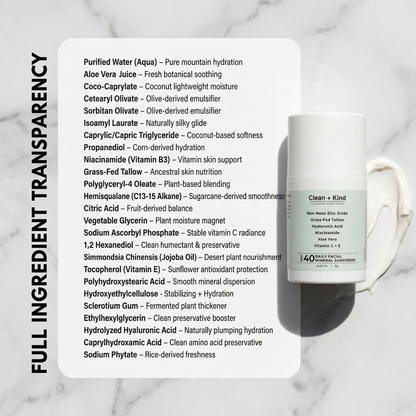 Untinted Daily Moisturizing Sunscreen – SPF 40