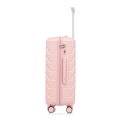 Set 3PCs 20'/24'/28' ABS Spinner Wheel Luggage - Pink