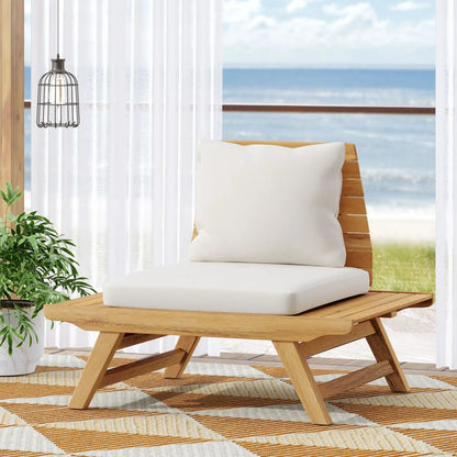 Sedona Outdoor Club Chair With Slatted Design