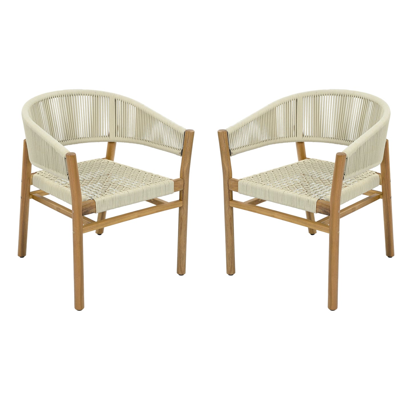 Outdoor Accent Chair Set - 2 Person Seating Group